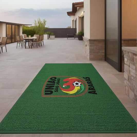 Custom Area Rug with Any Logo Size Color Shape Floor Entryway Door Mat Welcome Carpet for Business Home Indoor/Outdoor Non Slip Washable Durable