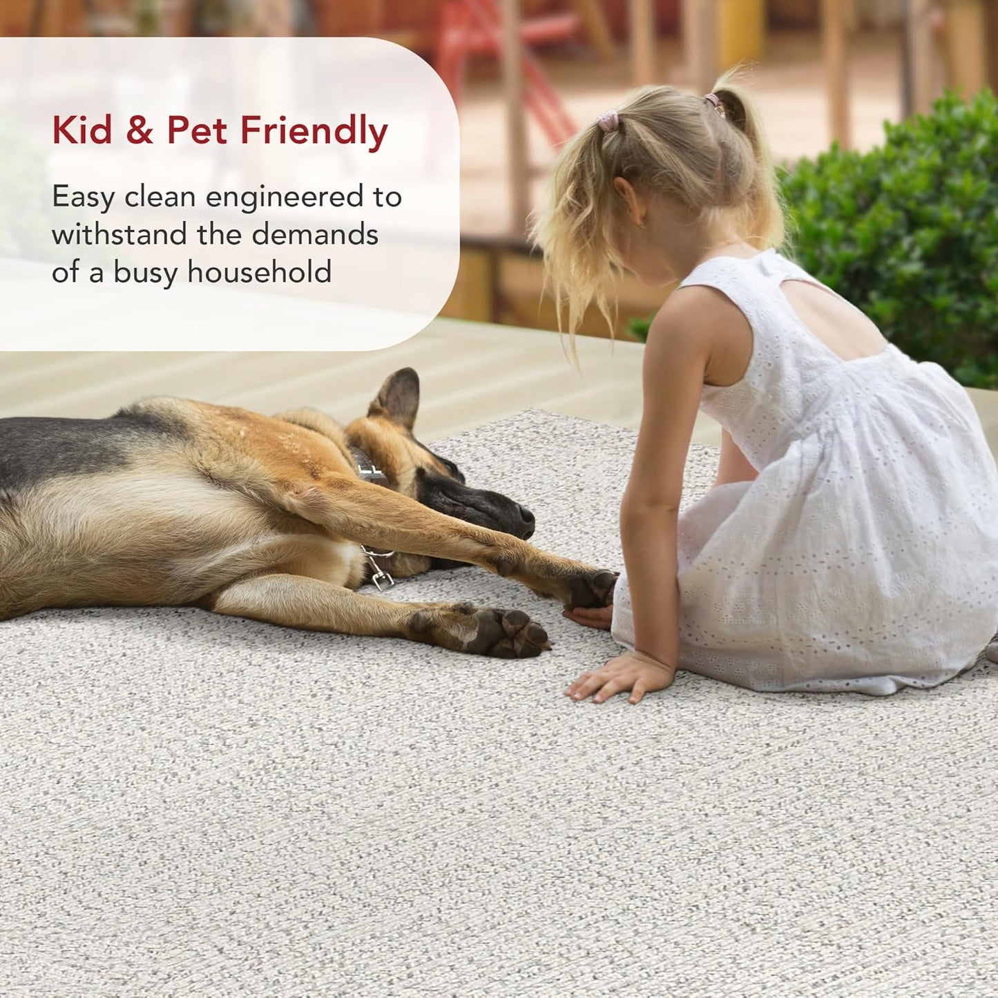 nuLOOM 2' x 14' Solid Hand Braided Indoor/Outdoor Area Rug, Pet-Friendly, High Traffic, Weather Resistant, for Patio, Balcony, Bedroom, Living, Dining Room, Wynn Ivory