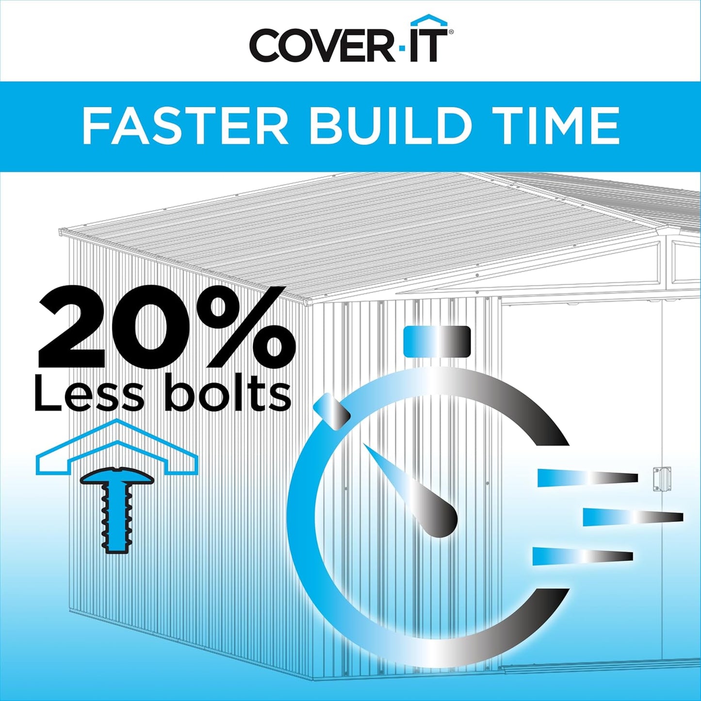 Cover It 6' x 4' Galvanized Steel Outdoor Storage Shed with Pent Roof and Lockable Sliding Doors, Weather-Resistant Steel Storage Shed for Backyards, Tan