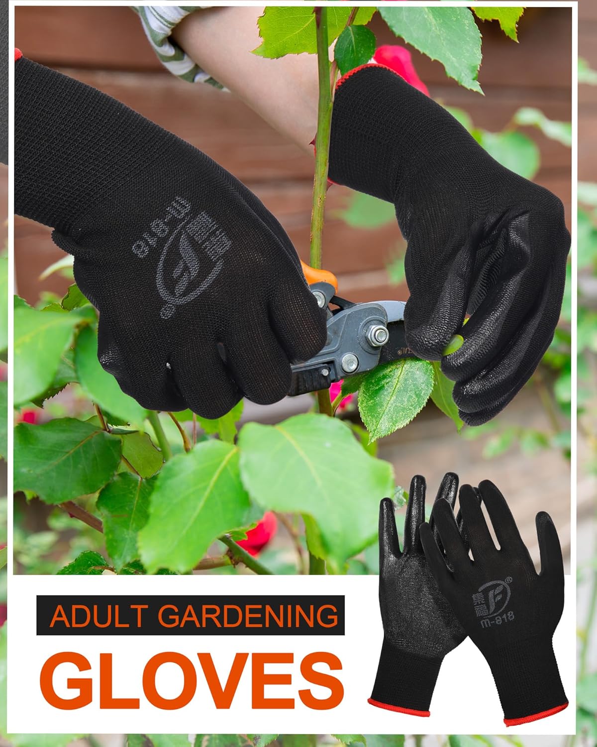 Nuogo 48 Pairs Gardening Gloves for Men Women Rubber Coated Safety Work Gloves Bulk for Gardening Construction Work