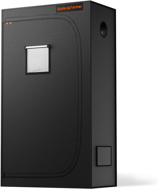 Spider Farmer 3x2 Grow Tent Pro-Grade, 36"x20"x63", with Observation Window and Floor Tray, 1680D Thicken Mylar Canvas for Indoor Hydroponic Growing for SF1000, SE1500, G1500