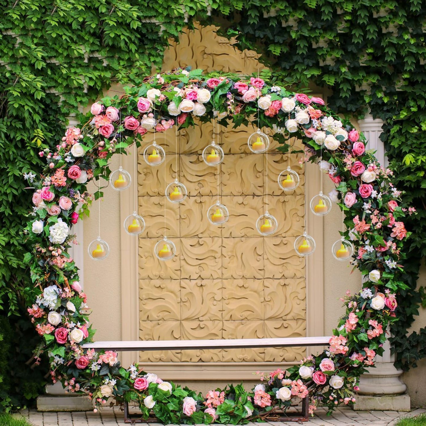 180 Pcs 2.36 Inch Clear Plastic Fillable Balls, Christmas DIY Fillable Ornaments Balls, Plastic Ornaments Ball for Christmas, Holidays, Weddings, Parties, and Home Decor