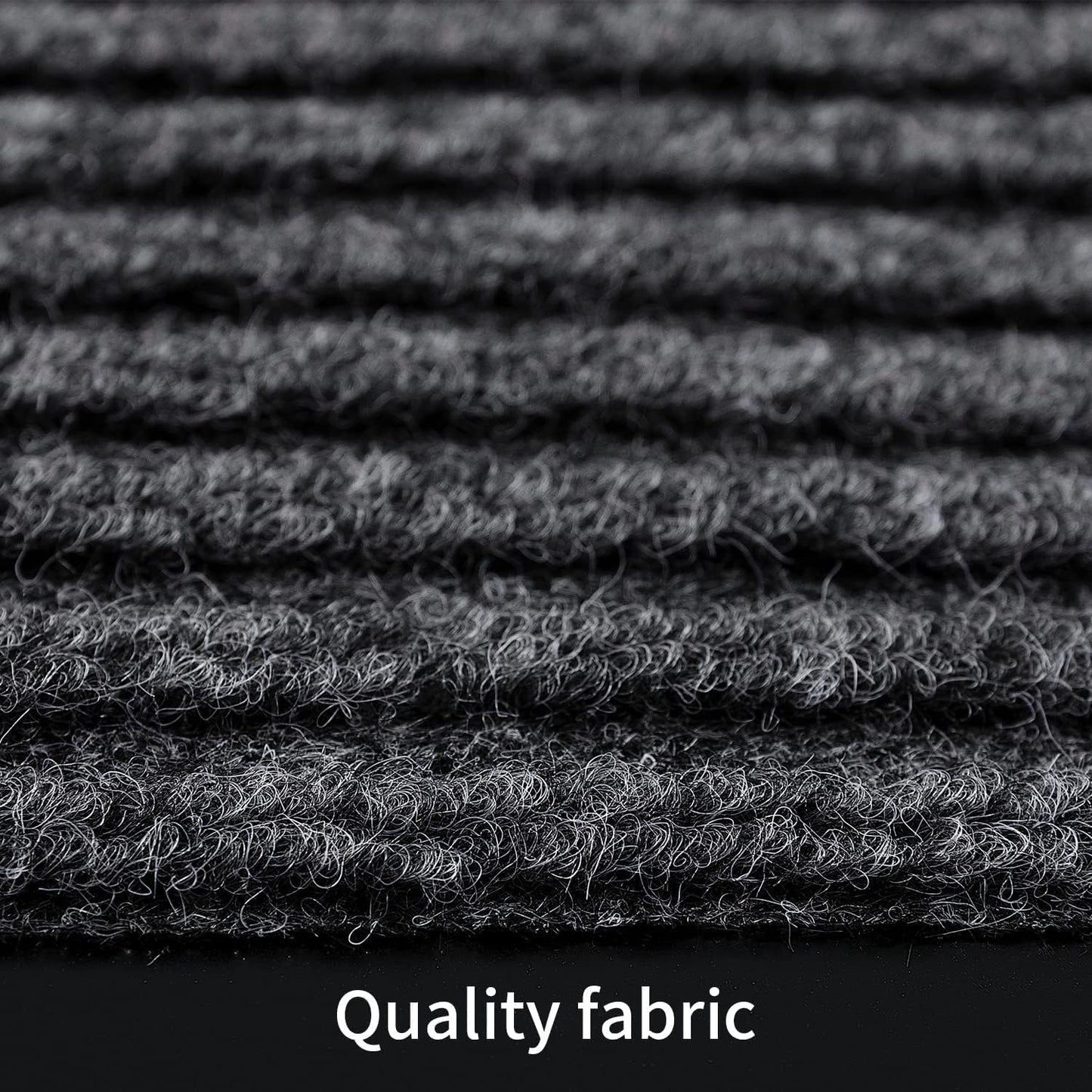 TANYOYO3' X 6' Commercial Grade Door Floor Mat Brush Step Entrance Mat Vinyl Backed Utility Doormat Heavy Duty Floor Rugs Commercial Outdoor Carpet Indoor Entrance Mat，Grey