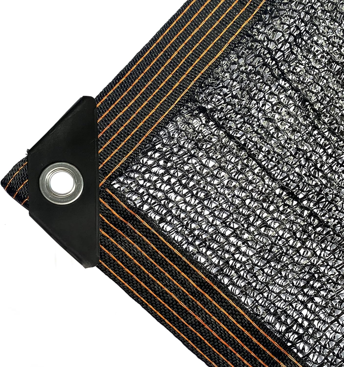 winemana 50% Black Shade Cloth, 10 x 12 FT Durable Mesh Tarp with Grommets, Garden Sunblock Shade Cloth Shading Antifreezing for Plants Cover, Greenhouse, Barns Kennel, Patio, Tomatoes