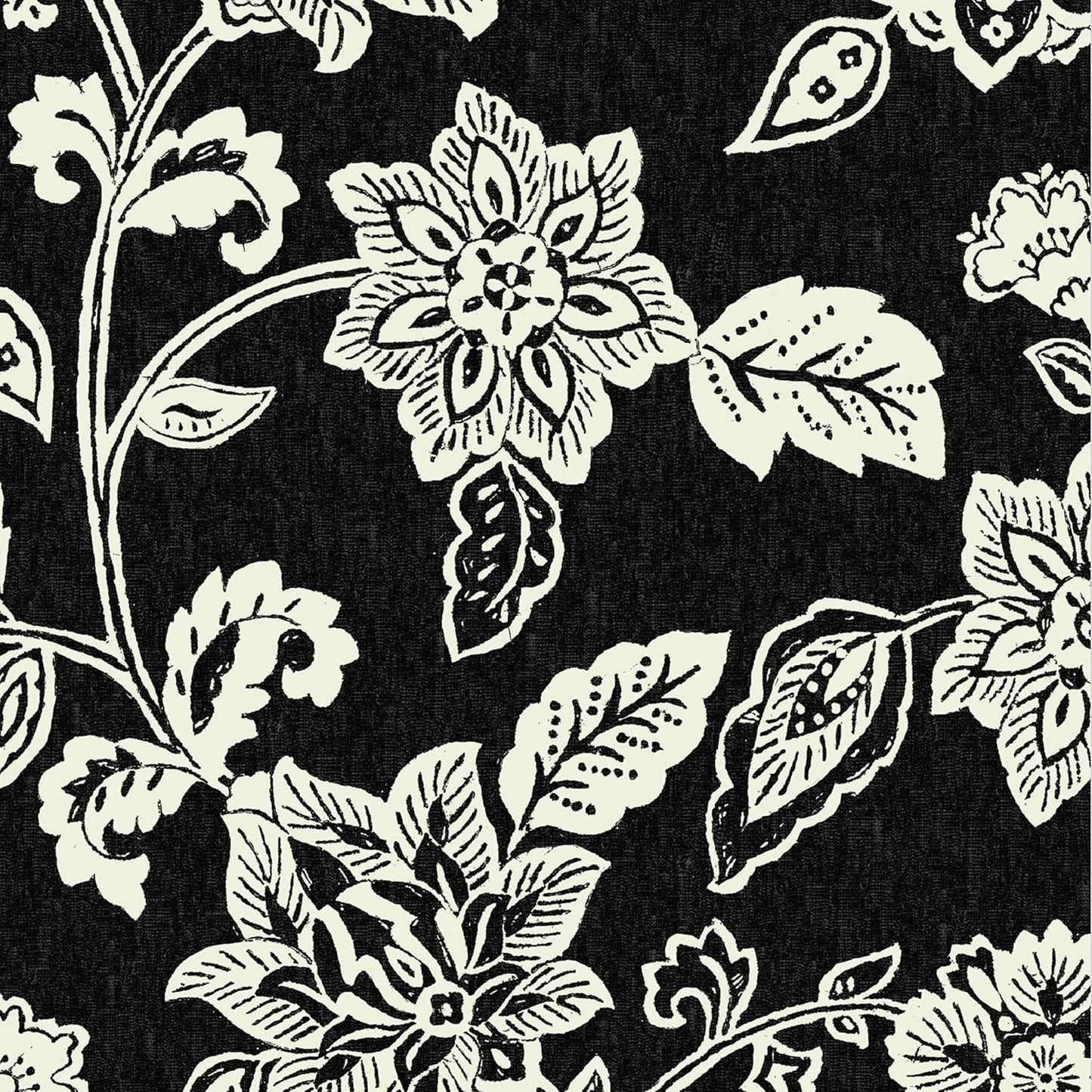 Arden Selections Outdoor Seat Cushion, 19 x 19, Rain-Proof, Fade Resistant 19 x 19, Ashland Black Jacobean (Pack of 4)