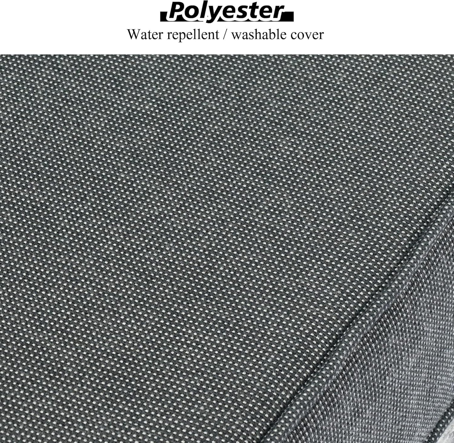 HOOOWOOO Modular Patio Outdoor Sectional Furniture Set with Gas Propane Fire Pit Table,7 Piece Wicker Conversation Sofa Set,Out Door Couch Set with Wide Arm Outside(Black)