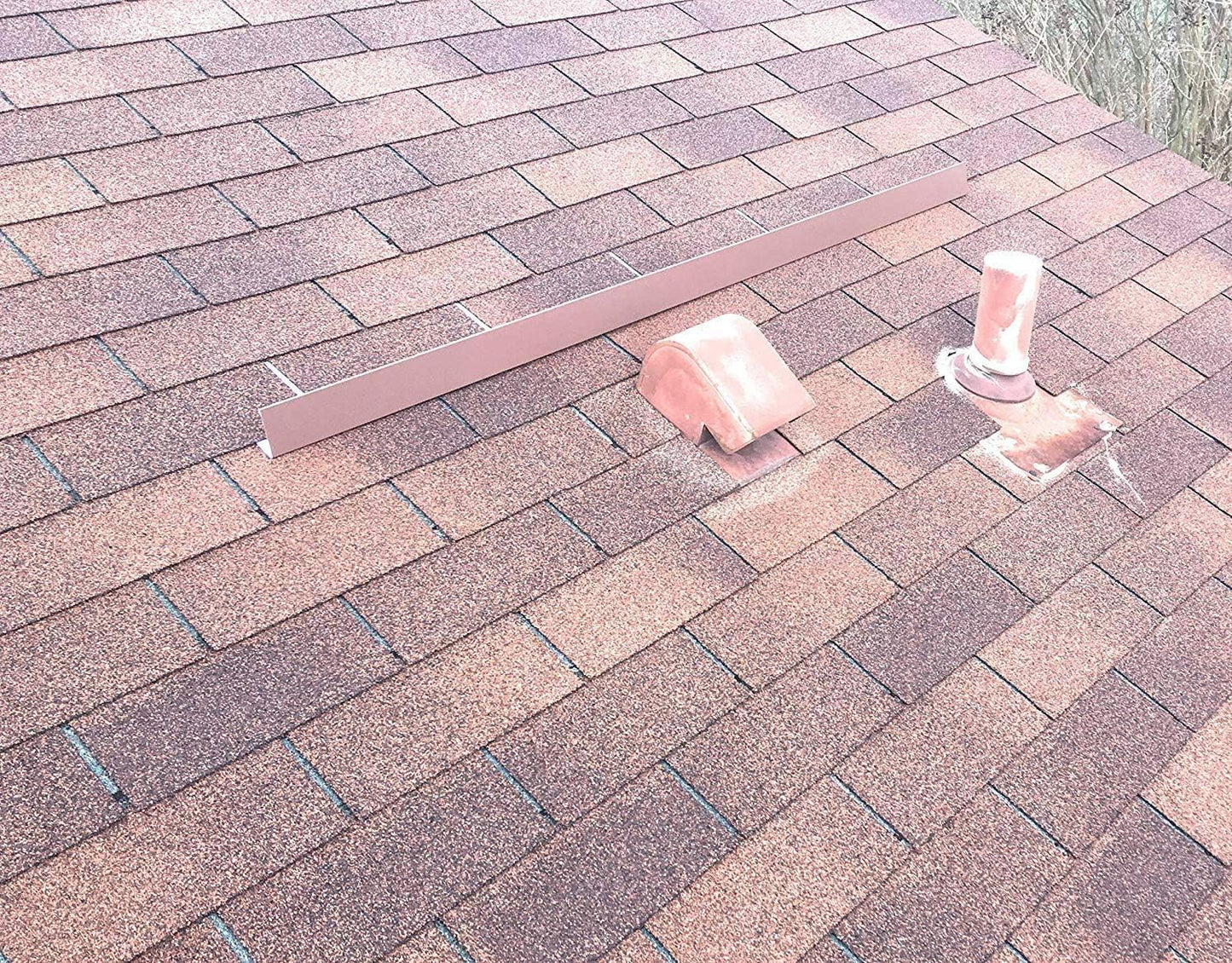 Eagle 1-26 Gauge 5 Foot Rain Diverter - Nails and Instructions Included (Mill Finish Aluminum, Copper, Galvanized, Stainless Steel & More) (2, Aluminum Diamond Plate - Black)