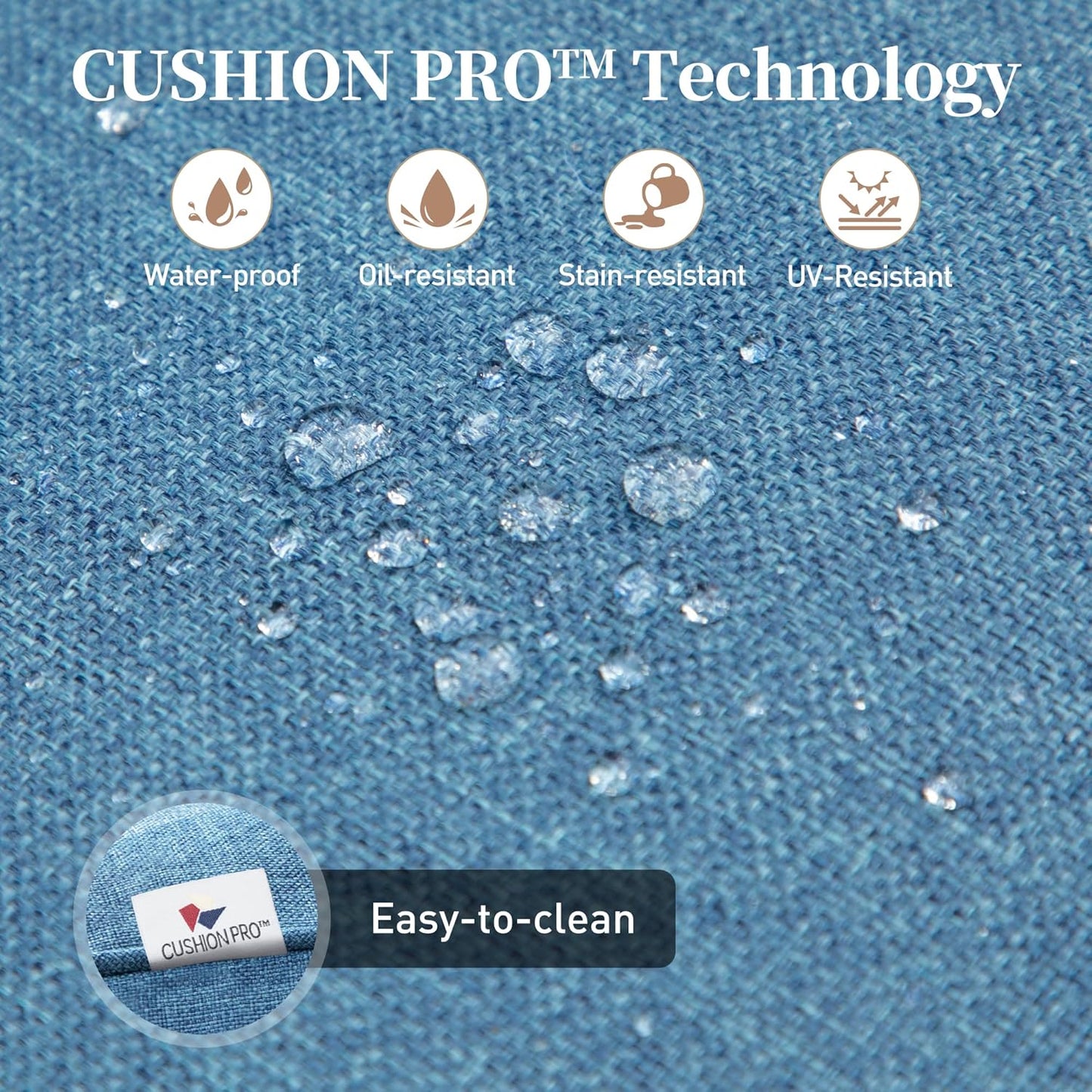 Metal Outdoor Swivel Patio Chairs Set of 2 with 5.75" Extra Thick Cushion, 2 Piece High Back Swivel Rocker Patio Chairs Outdoor Furniture Seating for Deck Balcony Front Porch, Navy