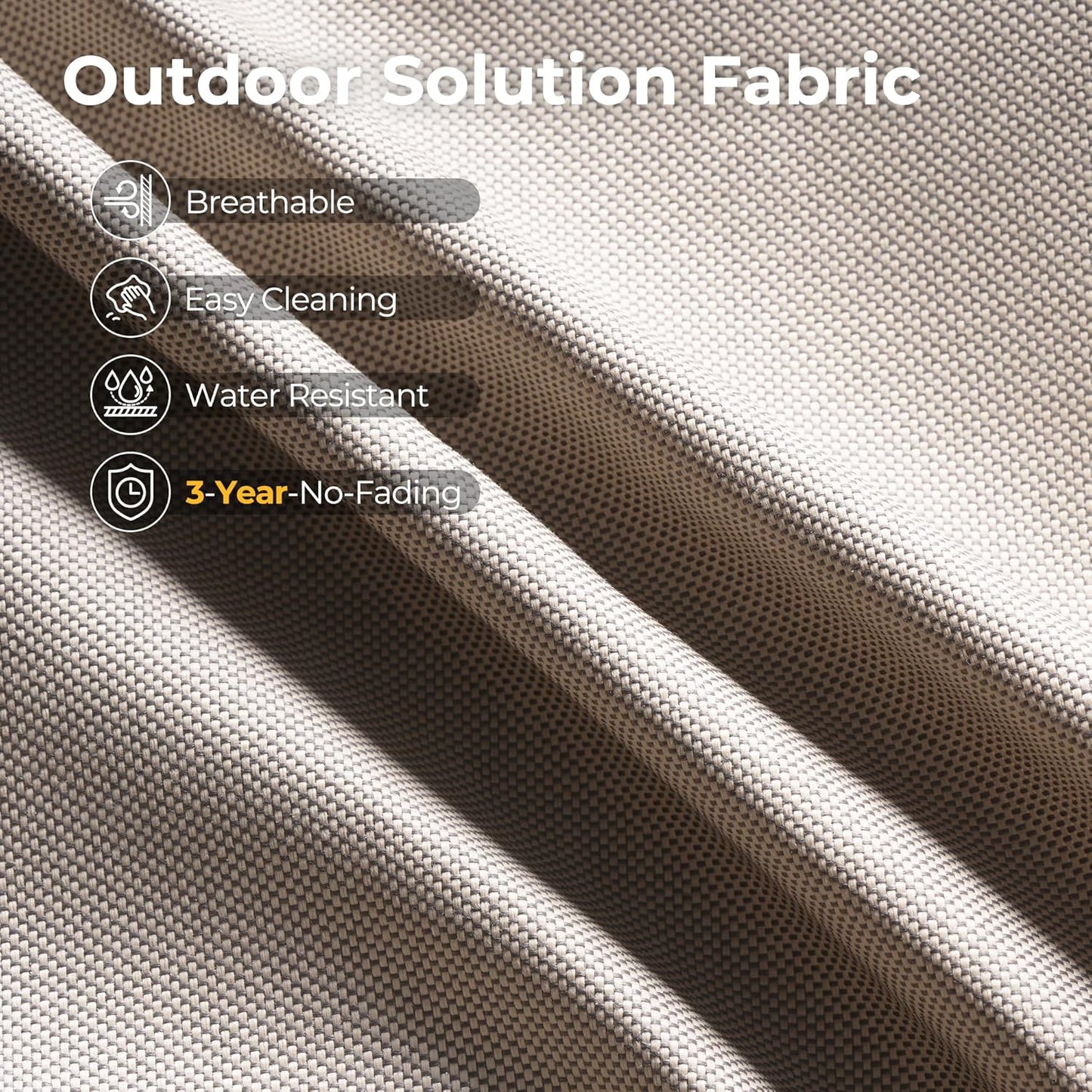 HOOOWOOO Outdoor Sectional Patio Furniture Set,9 Pieces Wicker Conversation Sets L Shaped Couch,Extra Deep Out Door Sofa Outside Furniture with Rocking Chairs,Beige