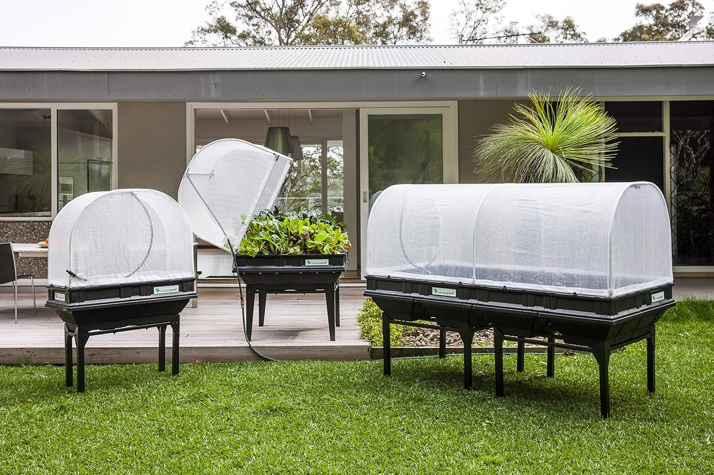 vegepod - Raised Garden Bed - Self Watering Container Garden Kit with Protective Cover, Easily Elevated to Waist Height, 10 Years Warranty (Medium, Stand)