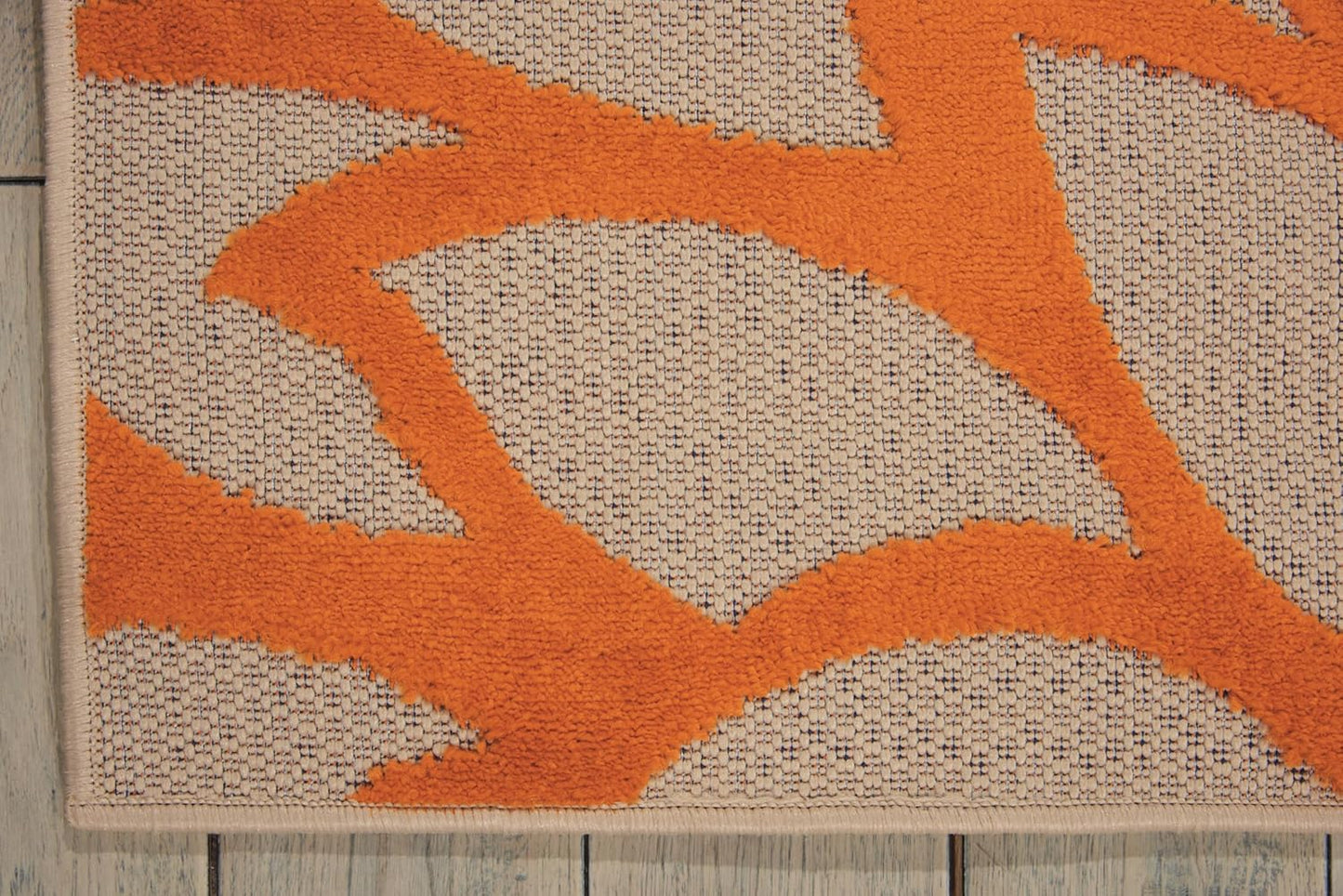 Nourison Aloha Indoor/Outdoor Multicolor 9'6" x 13' Area Rug, Tropical, Botanical, Easy Clean, Non Shedding, Bed Room, Living Room, Dining Room, Deck, Backyard, Patio (9x13)