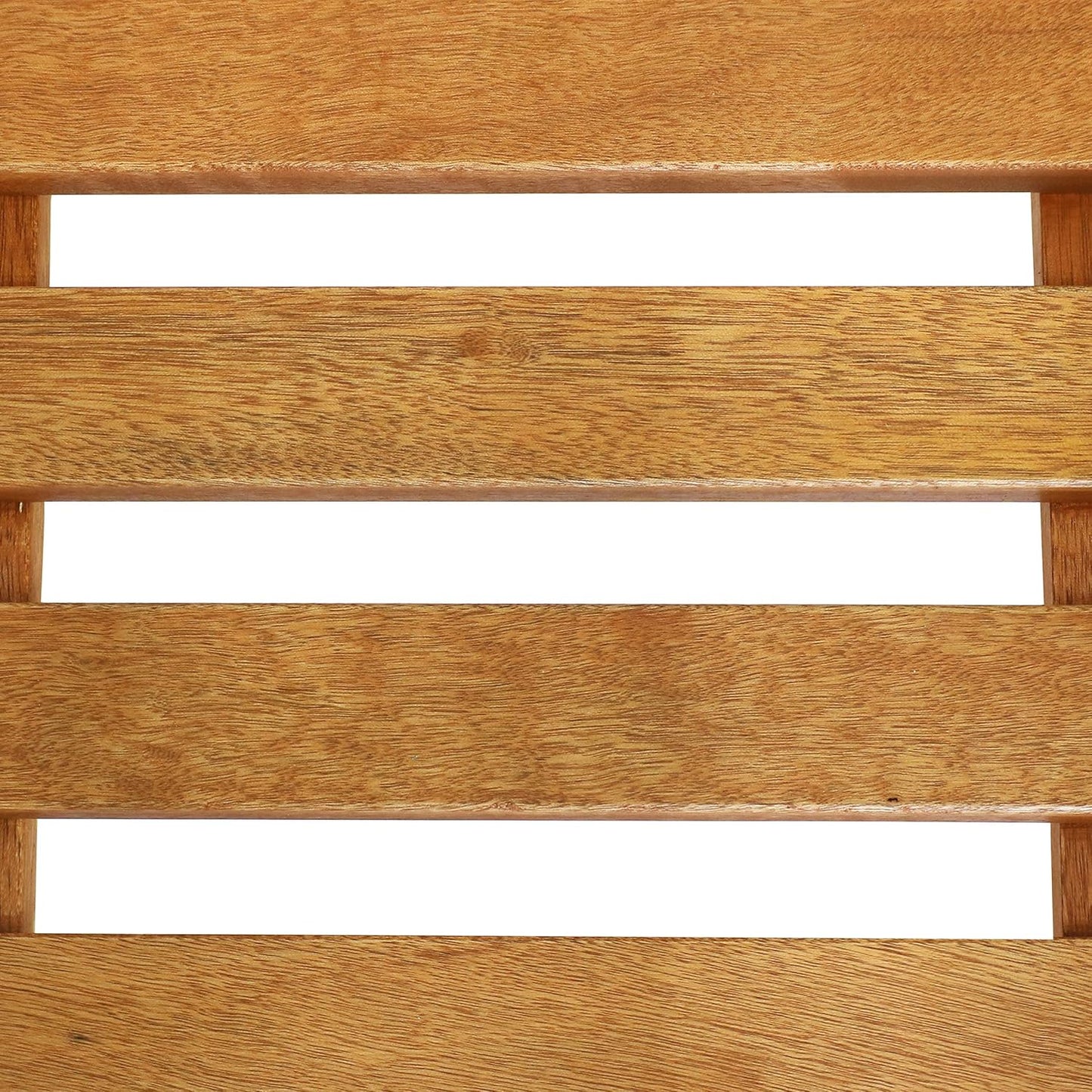 Sunnydaze 2-Tier Meranti Outdoor Wood Plant Stand - Indoor Plant Bench with Teak Oil Finish - 24-Inch