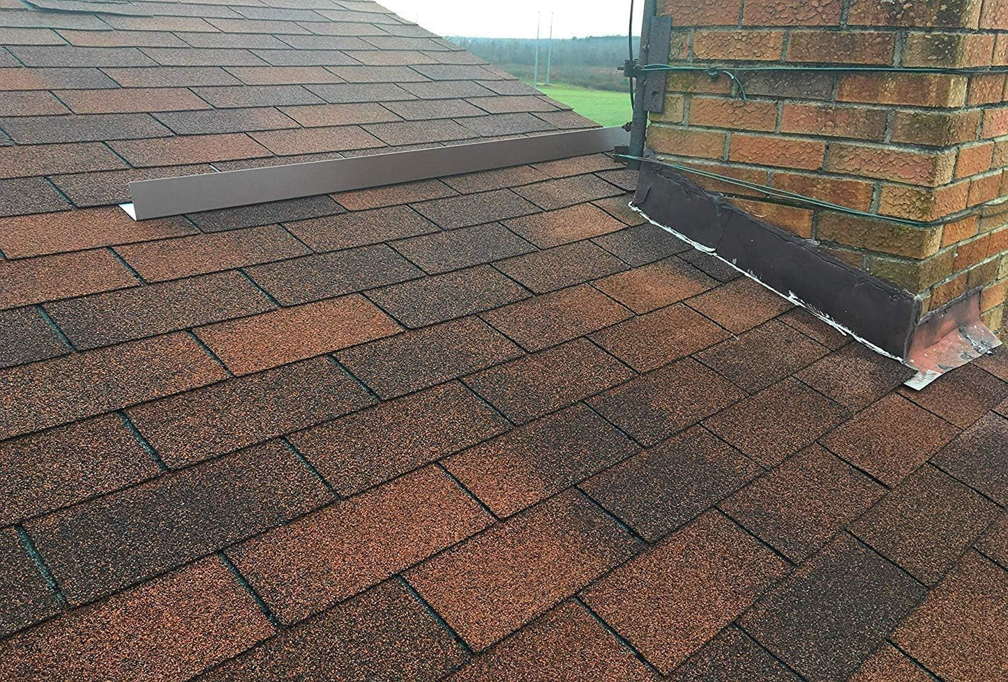 Eagle 1-26 Gauge 5 Foot Rain Diverter - Nails and Instructions Included (Mill Finish Aluminum, Copper, Galvanized, Stainless Steel & More) (1, Aluminum Diamond Plate - Red)