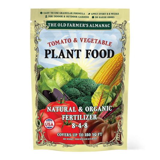 The Old Farmer's Almanac Organic Tomato & Vegetable Plant Food Fertilizer
