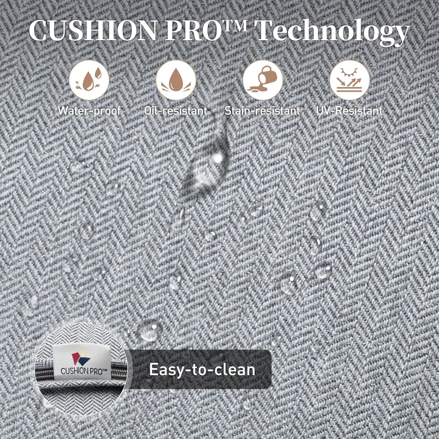 Metal Outdoor Swivel Patio Chairs Set of 2 with 5.75" Extra Thick Cushion, 2 Piece High Back Swivel Rocker Patio Chairs Outdoor Furniture Seating for Deck Balcony Front Porch, Gray