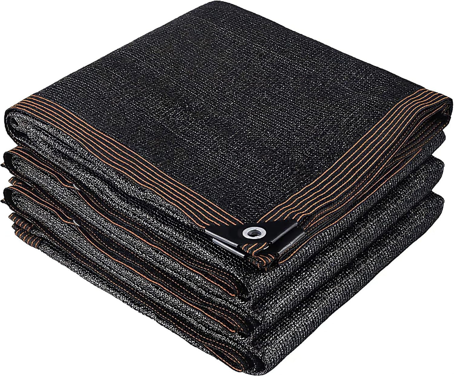 winemana 70% Black Shade Cloth, 12 x 8 FT Durable Mesh Tarp with Grommets, Resistant Garden Sun Shade Netting with Taped Edge for Plant Cover, Greenhouse, Patio, Tomatoes, Chicken Coop, Barn Kennel