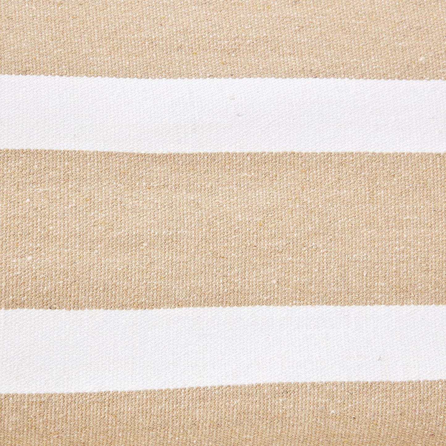 Amazon Basics Double Hammock with 9-Foot Space Saving Steel Stand and Carrying Case, 450 lb Capacity, Beige Stripe with Lace, 110 x 47 x 43 inches