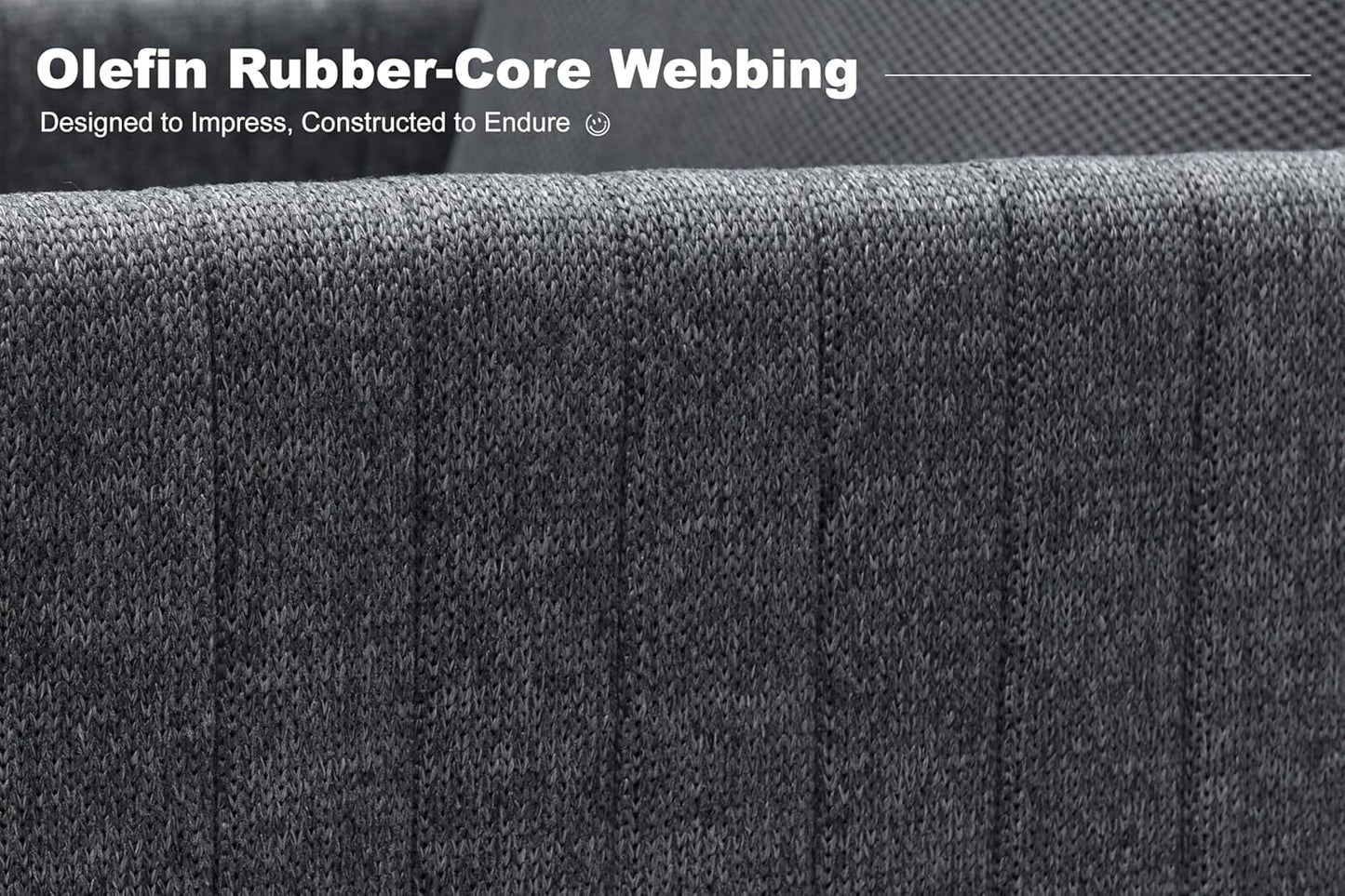 PURPLE LEAF Outdoor Chaise Lounge Chairs with Cushion Patio Aluminum Daybed Sun Chair Adjustable Sunbathing Tanning Reclining Set of 2 Moon Basalt