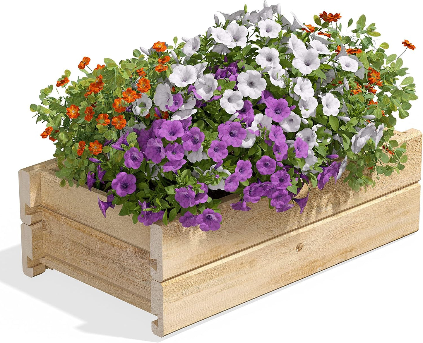 Greenes Fence Cedar Wood Planter Box, 21" x 11" x 7" - Made in USA with North American Cedar