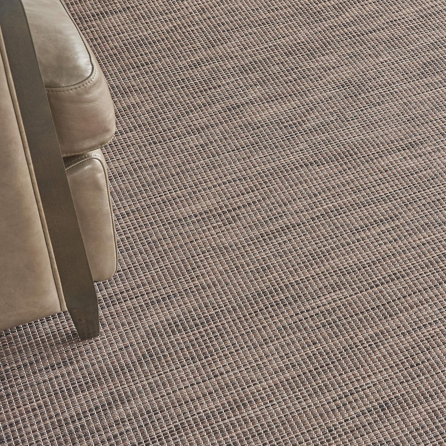 Nourison Positano Indoor-Outdoor Natural 8' x 10' Area Rug, Easy Cleaning, Non Shedding, Bed Room, Living Room, Dining Room, Backyard, Deck, Patio (8x10)