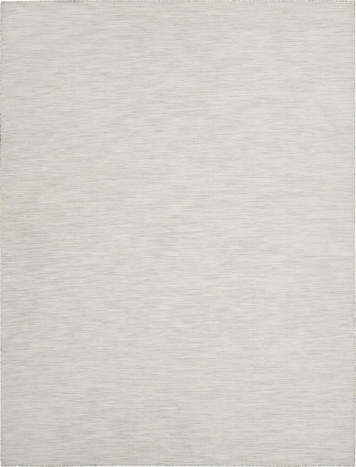 Nourison Positano Indoor-Outdoor Light Grey 7' x 10' Area Rug, Easy Cleaning, Non Shedding, Bed Room, Living Room, Dining Room, Backyard, Deck, Patio (7x10)