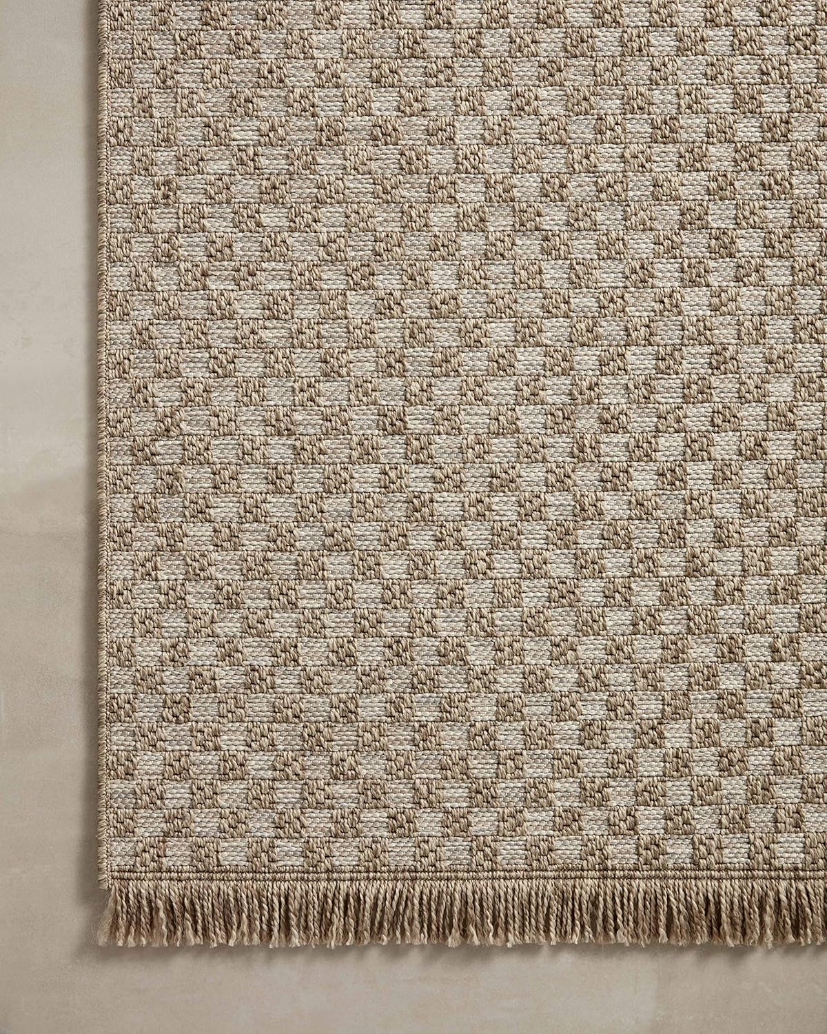 Loloi Dawn Collection Indoor/Outdoor DAW-02 Tan 7'-8" x 10' Area Rug