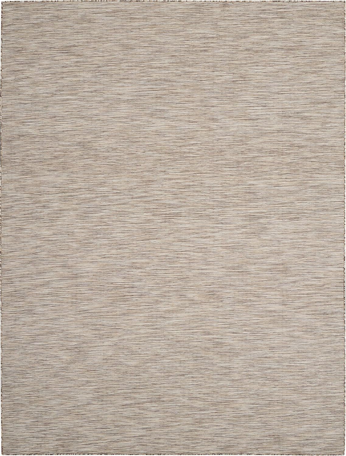Nourison Home Positano Indoor-Outdoor Beige 7' x 10' Area Rug, Easy Cleaning, Non Shedding, Bed Room, Living Room, Dining Room, Backyard, Deck, Patio (7x10)