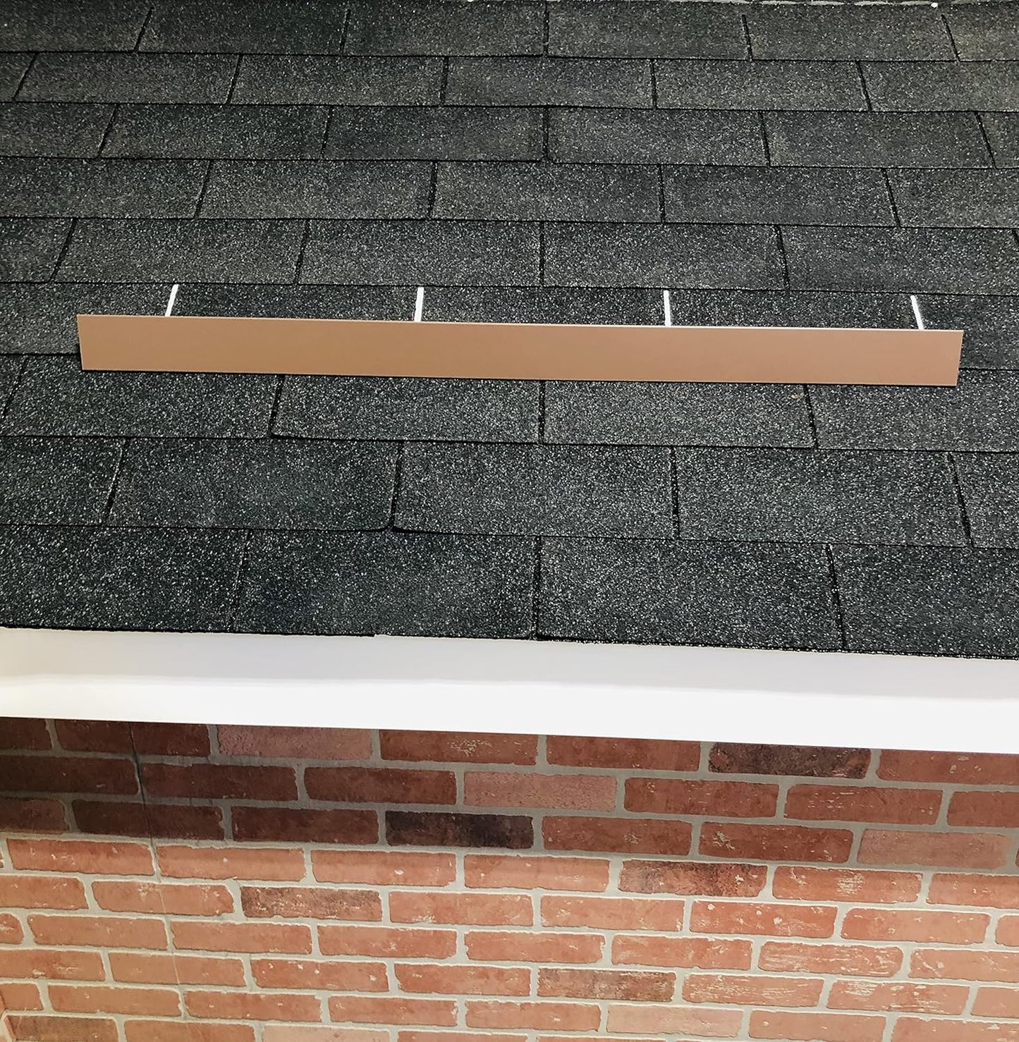 Eagle 1-26 Gauge 5 Foot Rain Diverter - Nails and Instructions Included (Mill Finish Aluminum, Copper, Galvanized, Stainless Steel & More) (1, Brown)