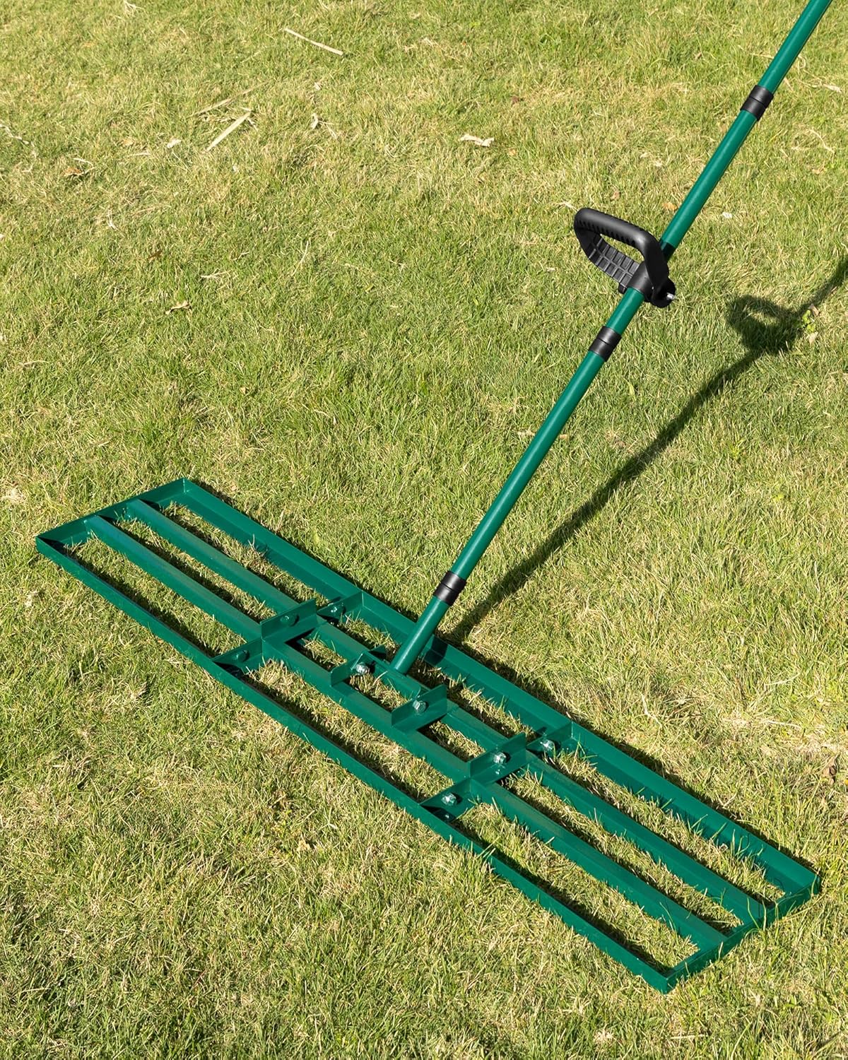 Lawn Leveling Rake 48x10'', Yard Leveling Rake with 78'' Back-Saving Adjustable Handle, Stainless Steel Lawn Leveler Tool for Garden, Backyard, Farm, Golf Course