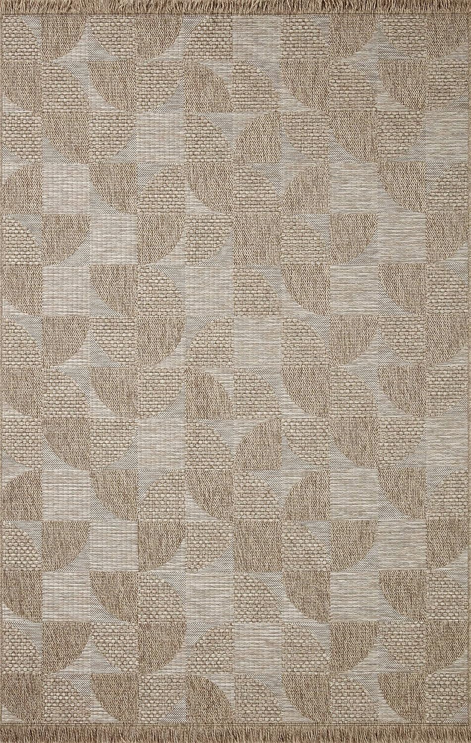 Loloi Dawn Collection Indoor/Outdoor DAW-08 Beige 2'-3" x 10'-0" Runner Rug