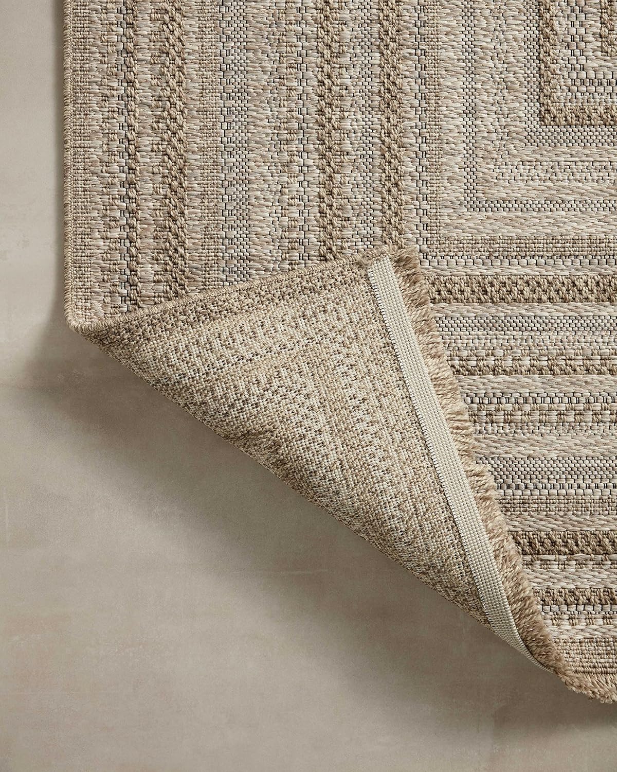 Loloi Dawn Collection Indoor/Outdoor DAW-01 Natural 11'-4" x 15' Area Rug